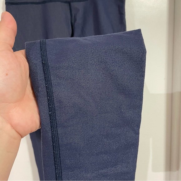 Lululemon Wunder Under Pants Denim Womens 8 Jeggings Blue Jean Leggings - Picture 5 of 12